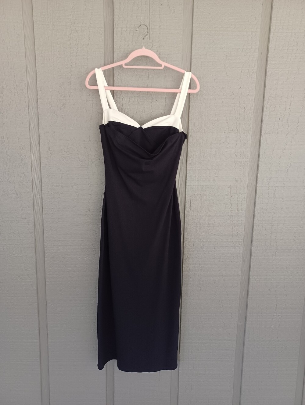 Reformation Nelle Knit Dress Size M Women Feminine Cotton Blend Stretch Pullover